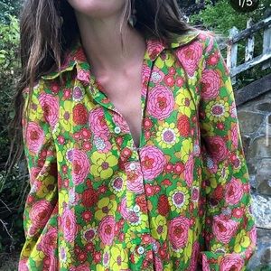 Vintage Late 60’s/early 70’s Shirt Dress